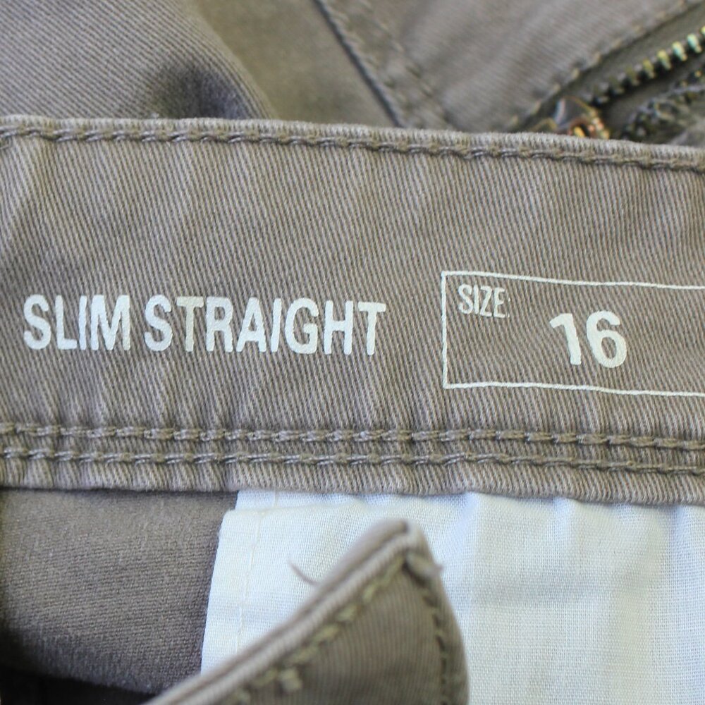 #437 Sonoma Tan Casual Pants Size 16 - Picture 8 of 9